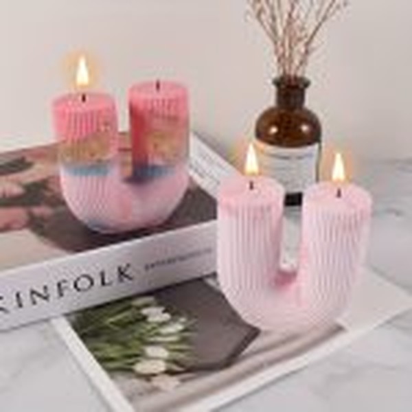 قالب شمع U شکل