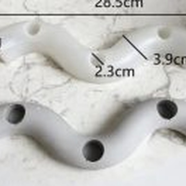 Two Model Spiral Glass Mould