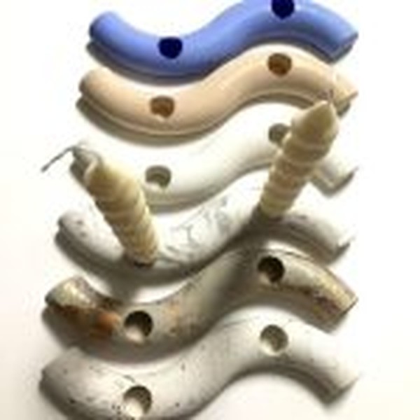 Two Model Spiral Glass Mould