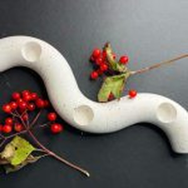 Two Model Spiral Glass Mould