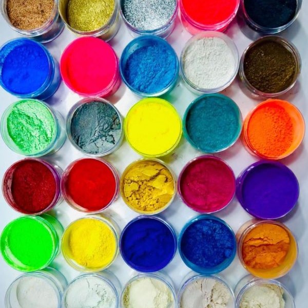 رنگ پودری صدفی کروم شب رنگ فلزی