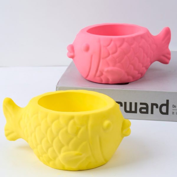 قالب گلدان ماهی