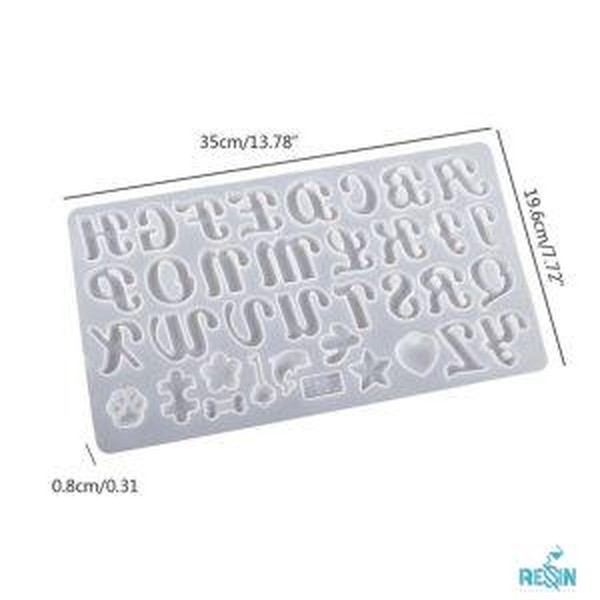 قالب سیلیکونی حروف فانتزی