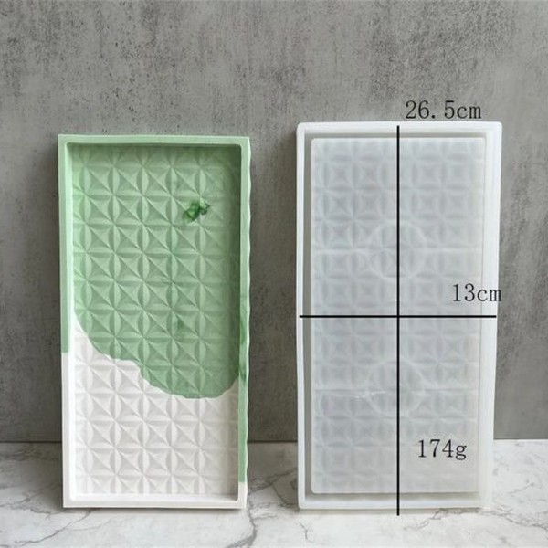 قالب سینی لبهدار مدل طرح دار