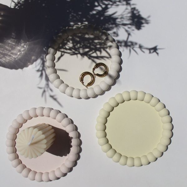 قالب بشقاب مرواریدی