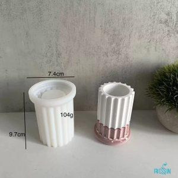 قالب سیلیکونی گلدان دالبردار