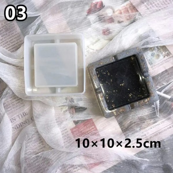 قالب زیرسیگاری مربع