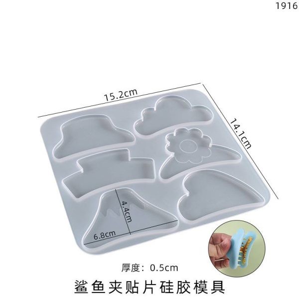 قالب سیلیکونی کلیپس رزینی