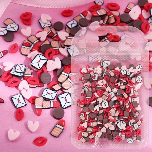 فیمو رژ و قلب ولنتاین