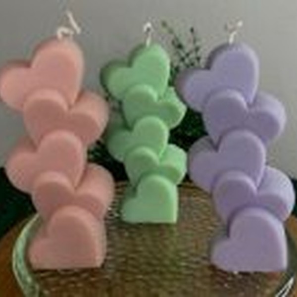 قالب قلب چهارتایی