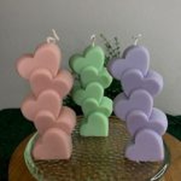 قالب قلب چهارتایی