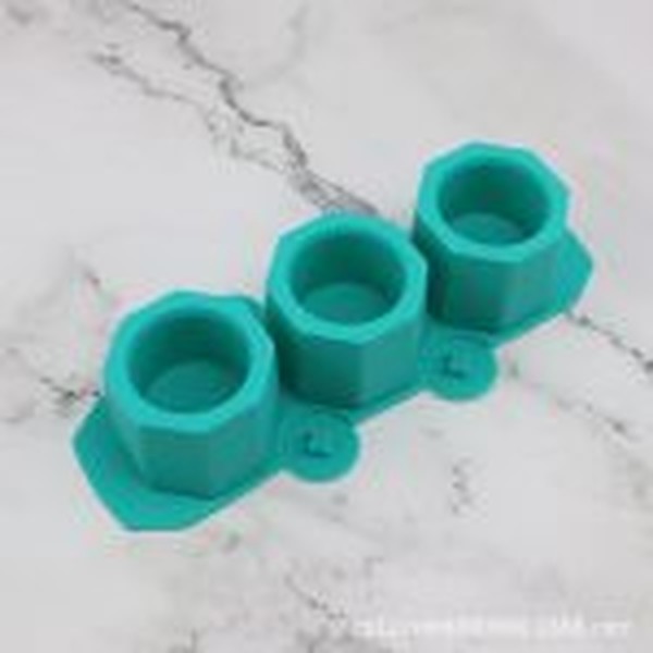 قالب گلدان سه عددی شش ضلعی