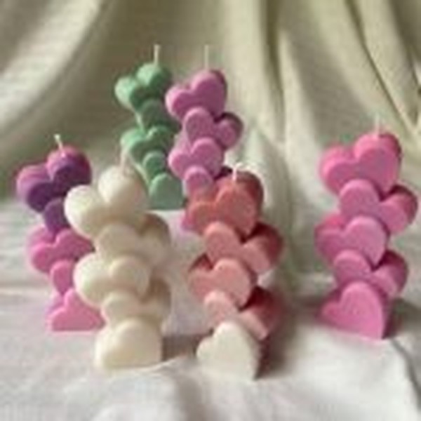 قالب قلب چهارتایی