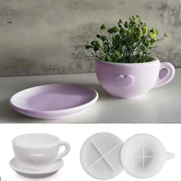 قالب فنجان و نعلبکی