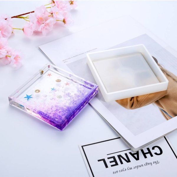 قالب مربع لبه دار مناسب رزین و بتن