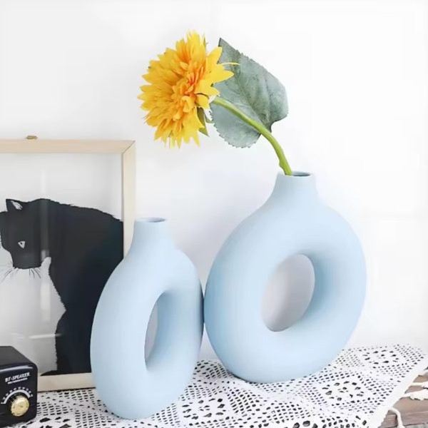 قالب گلدان دونات