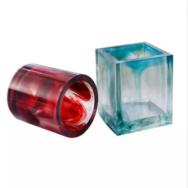 قالب سیلیکونی جامدادی و گلدان در دو مدل