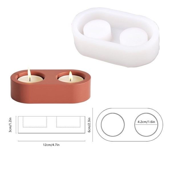 قالب جاشمعی دوقلو