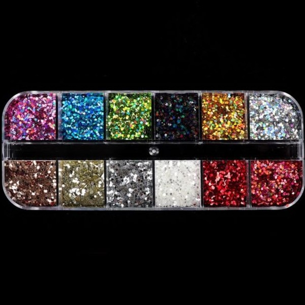 پک اکلیل درشت 12 رنگ