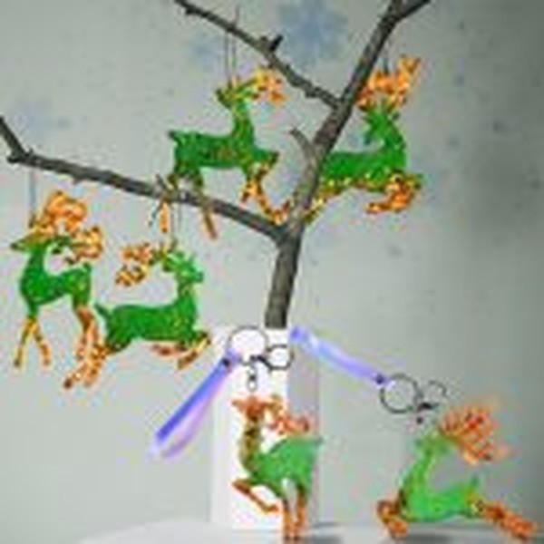 قالب گوزن کریسمس