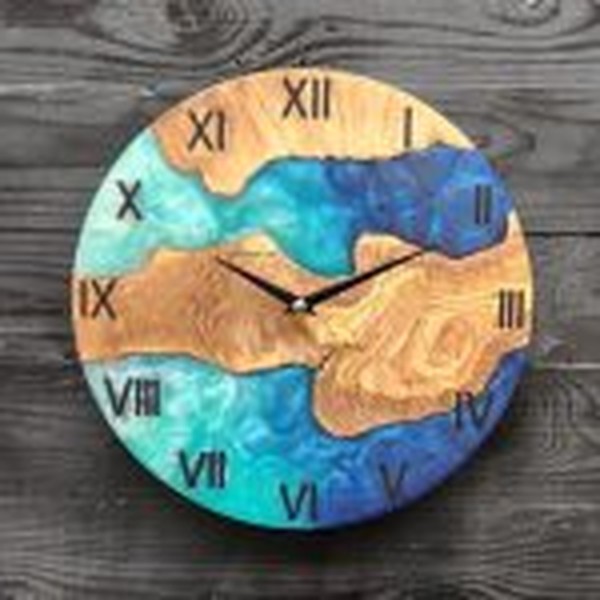 قالب ساعت با اعداد