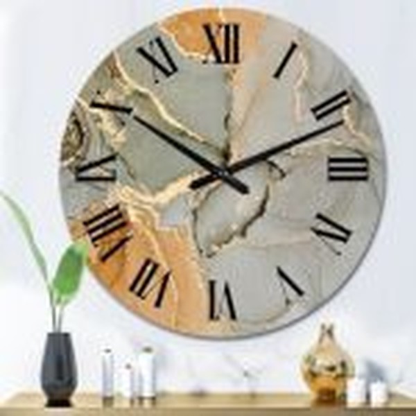 قالب ساعت با اعداد