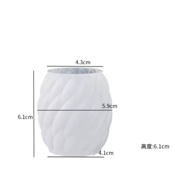 قالب سیلیکونی شمع گیسو