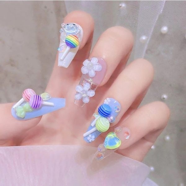 آبنبات مینیاتوری تزیینی 7 عدد