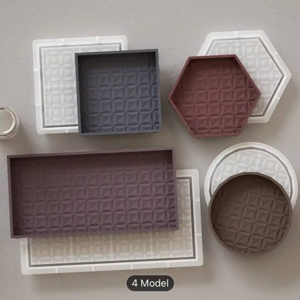 قالب سینی لبهدار مدل طرح دار