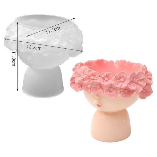 قالب گلدان شکوفه