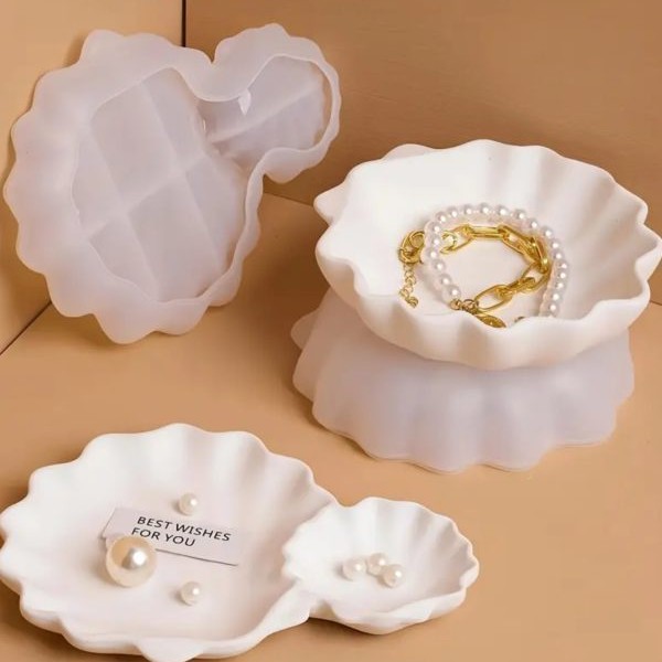 ست قالب سیلیکونی صدف