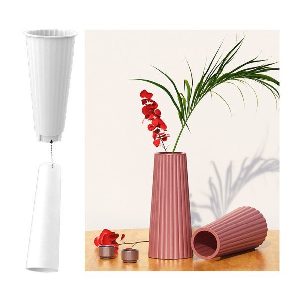 قالب شمع و گلدان شیاردار