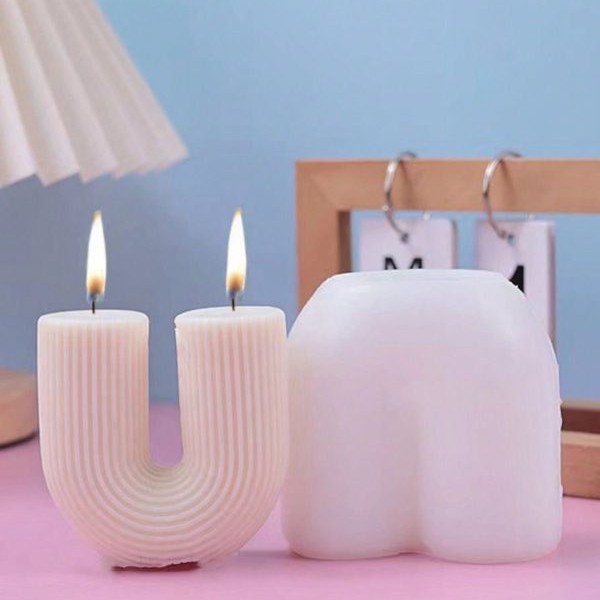 قالب شمع U شکل