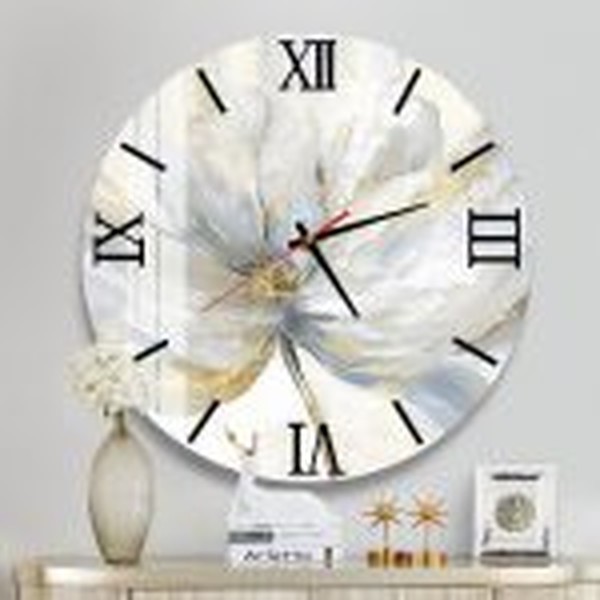 قالب ساعت با اعداد