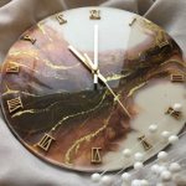 قالب ساعت با اعداد