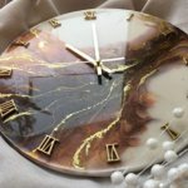 قالب ساعت با اعداد