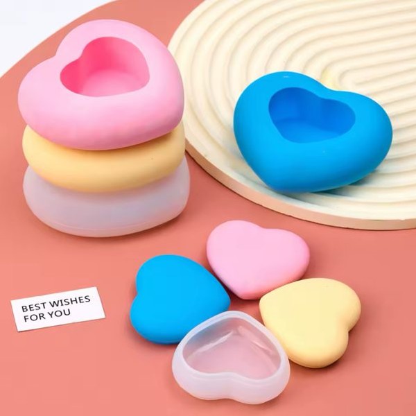 قالب جاجواهری قلب سه بعدی