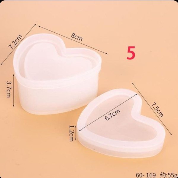 قالب جاجواهری قلب