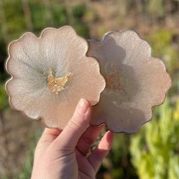 قالب زیرلیوانی گل