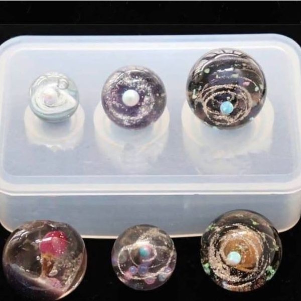 قالب سیلیکونی گوی سه سایز