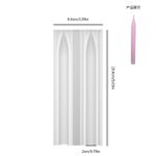 قالب شمع قلمی ساده