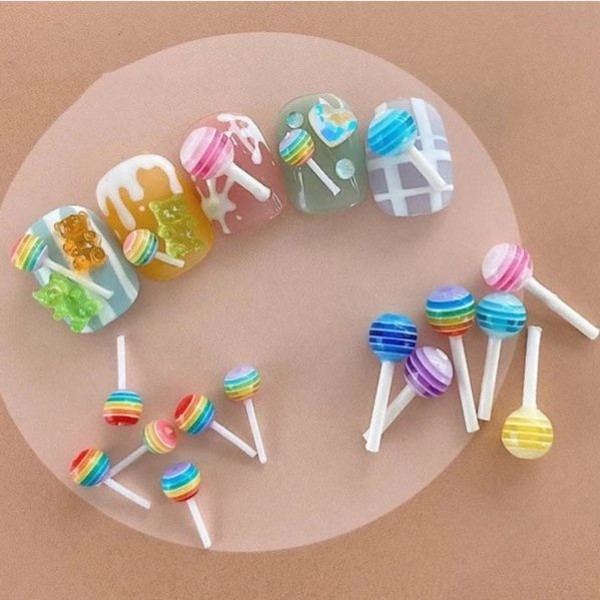 آبنبات مینیاتوری تزیینی 7 عدد