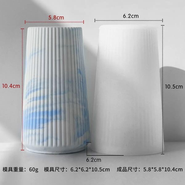 قالب گلدان خمره ای و استوانه ای