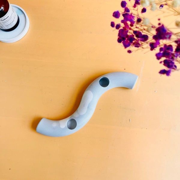 Two Model Spiral Glass Mould