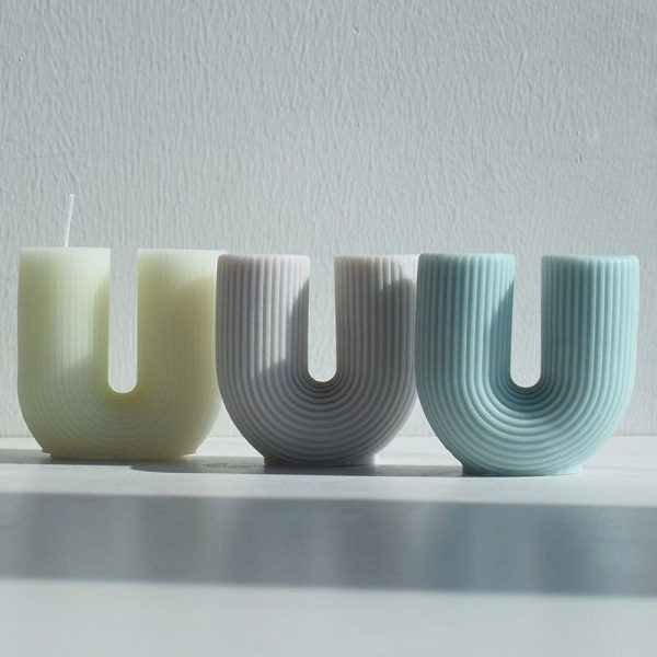 قالب شمع U شکل