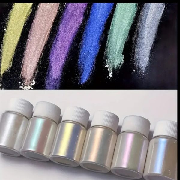 رنگ پودری کروم کهکشانی در ۵ طیف رنگی