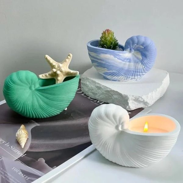 قالب گلدان حلزونی