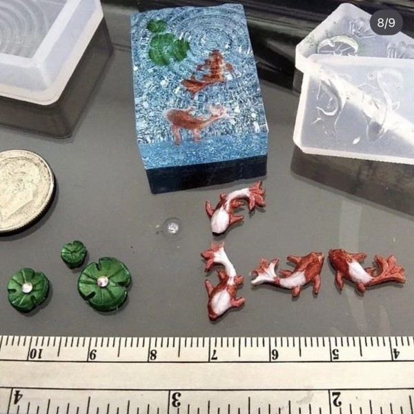 قالب ماهی مینیاتوری