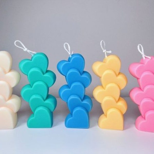 قالب قلب چهارتایی