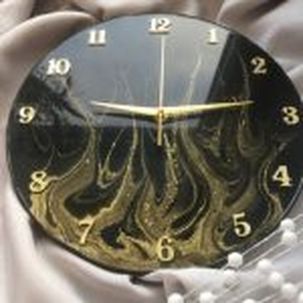 قالب ساعت با اعداد